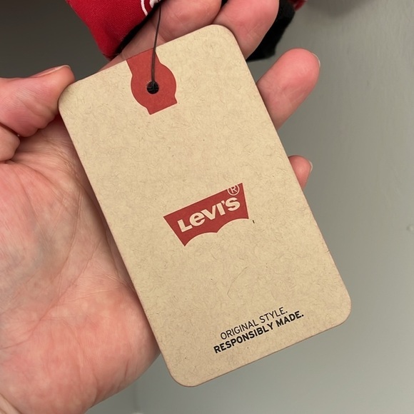 Levi's Men's Out West Mixed Media Red Bandanna Print Puffer Jacket XXL NWT - Picture 5 of 11